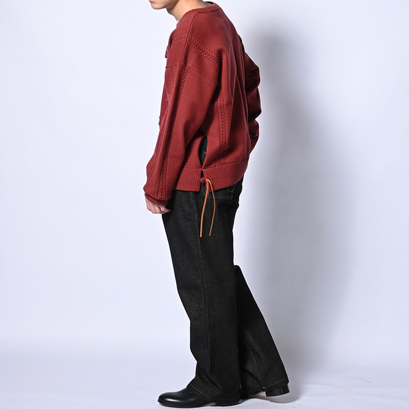 DECORATIVE FLOWER KNIT -3.COLOR-