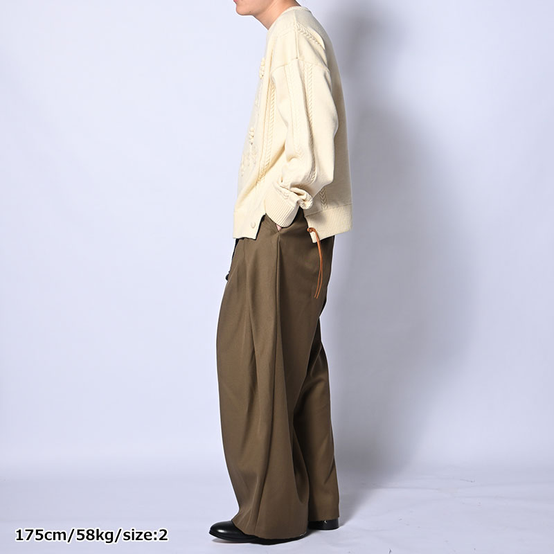 DECORATIVE FLOWER KNIT -3.COLOR-