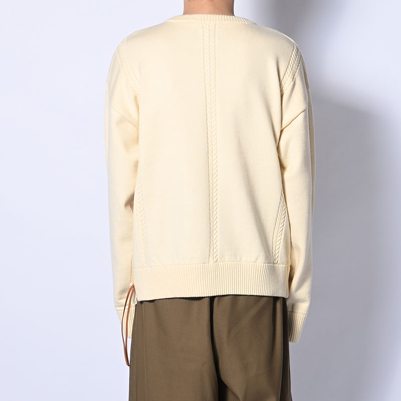 DECORATIVE FLOWER KNIT -3.COLOR-