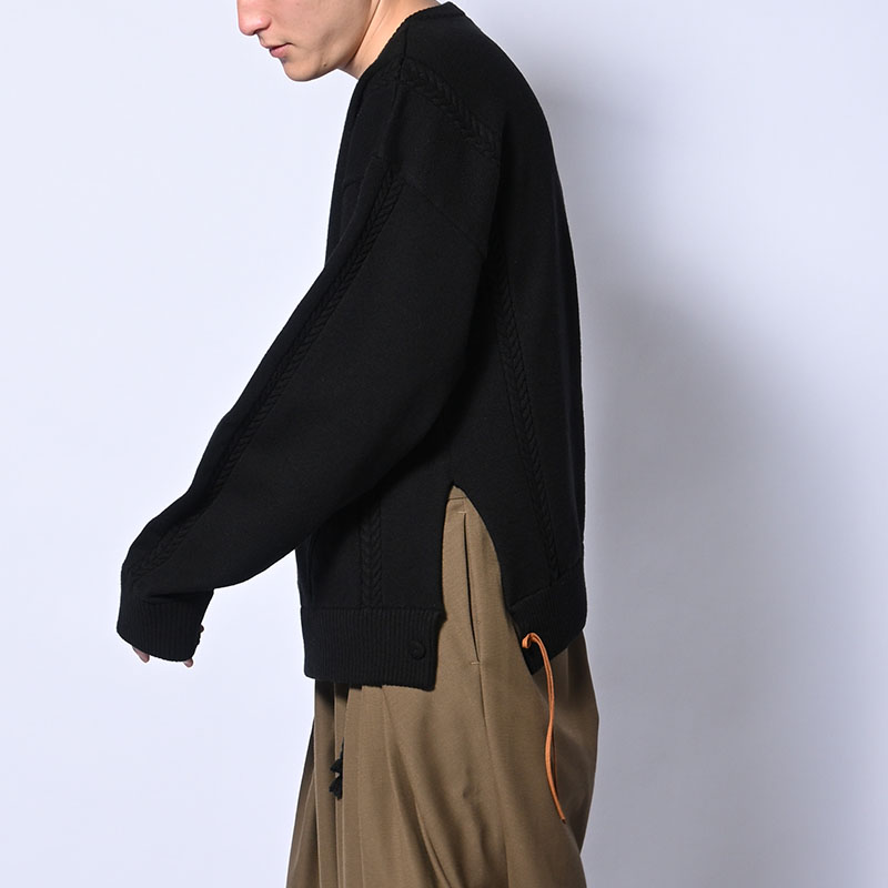 DECORATIVE FLOWER KNIT -3.COLOR-