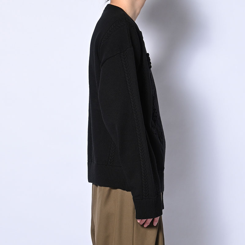 DECORATIVE FLOWER KNIT -3.COLOR-