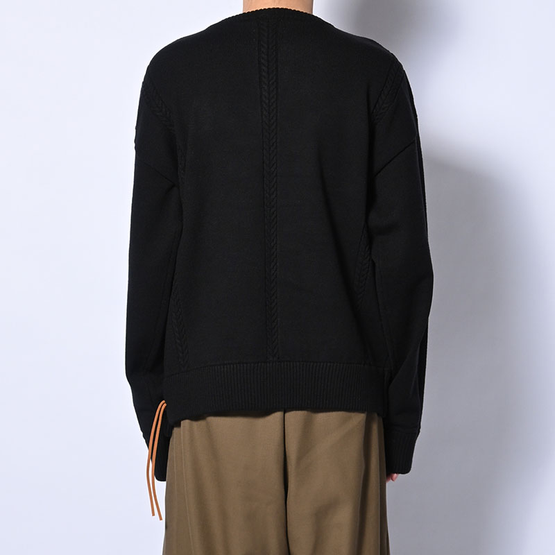 DECORATIVE FLOWER KNIT -3.COLOR-