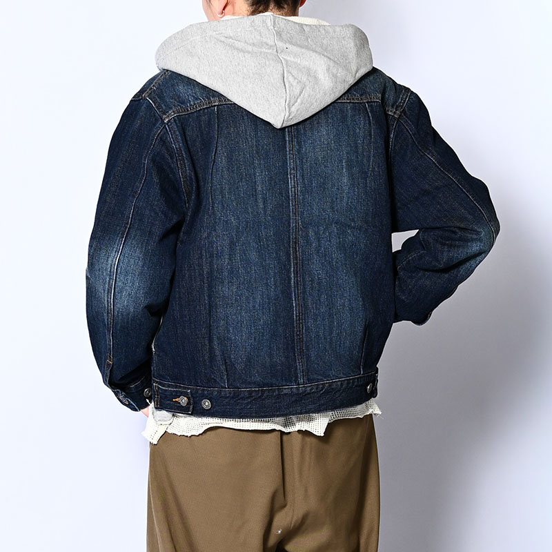 CARDIGAN ZIP DENIM JACKET -3.COLOR-