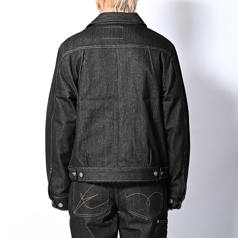 CARDIGAN ZIP DENIM JACKET -3.COLOR-