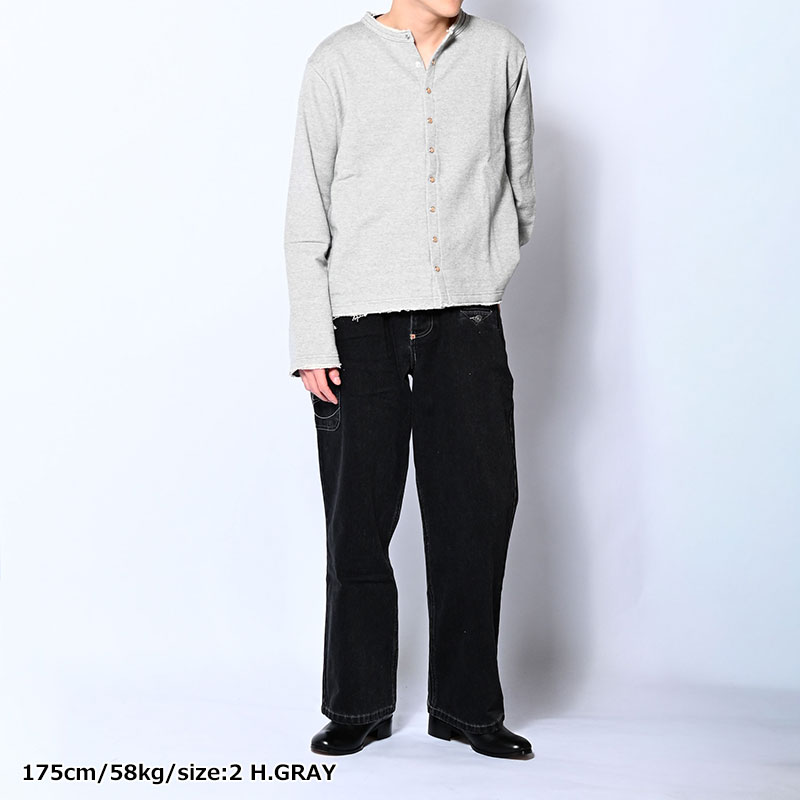 BUTTON SWEAT CARDIGAN -2.COLOR-