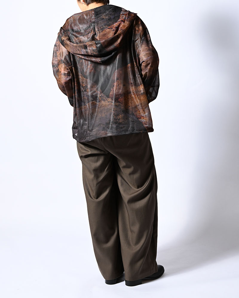 5 TUCK PANTS -GREIGE-