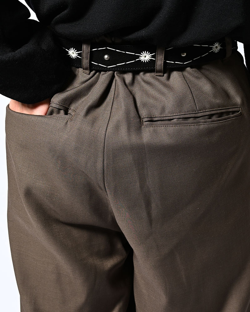 5 TUCK PANTS -GREIGE-