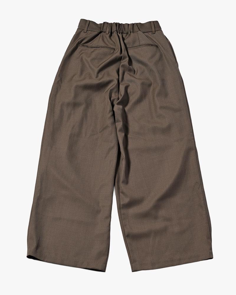 5 TUCK PANTS -GREIGE-