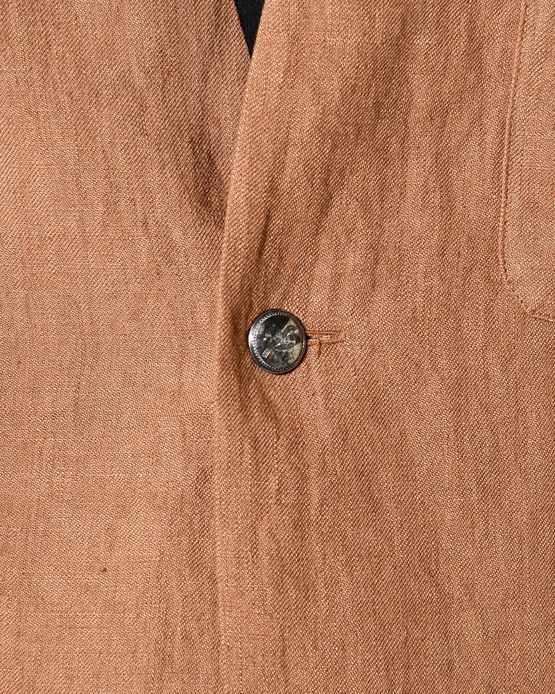 ONE BUTTON SHIRT -柿渋染-