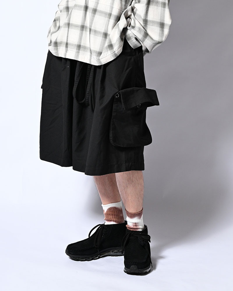 SACOCHE CARGO SHORTS -BLACK-