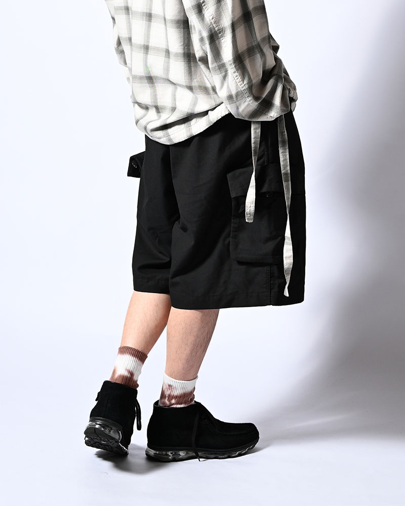 SACOCHE CARGO SHORTS -BLACK-