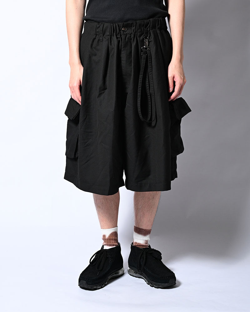 SACOCHE CARGO SHORTS -BLACK-