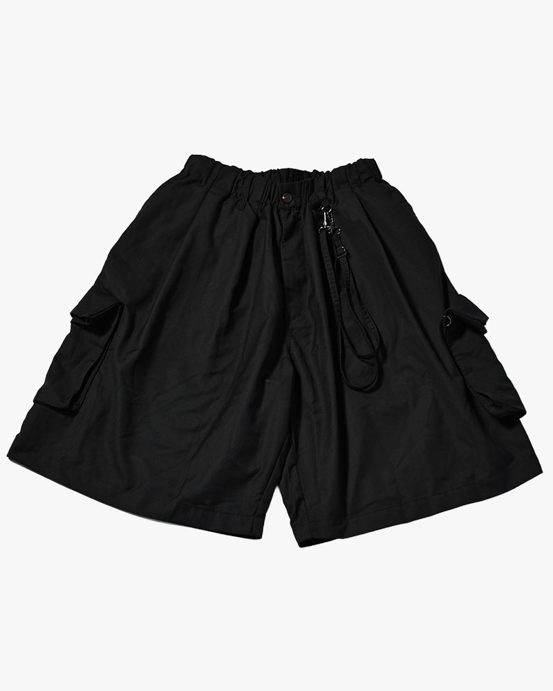 SACOCHE CARGO SHORTS -BLACK-