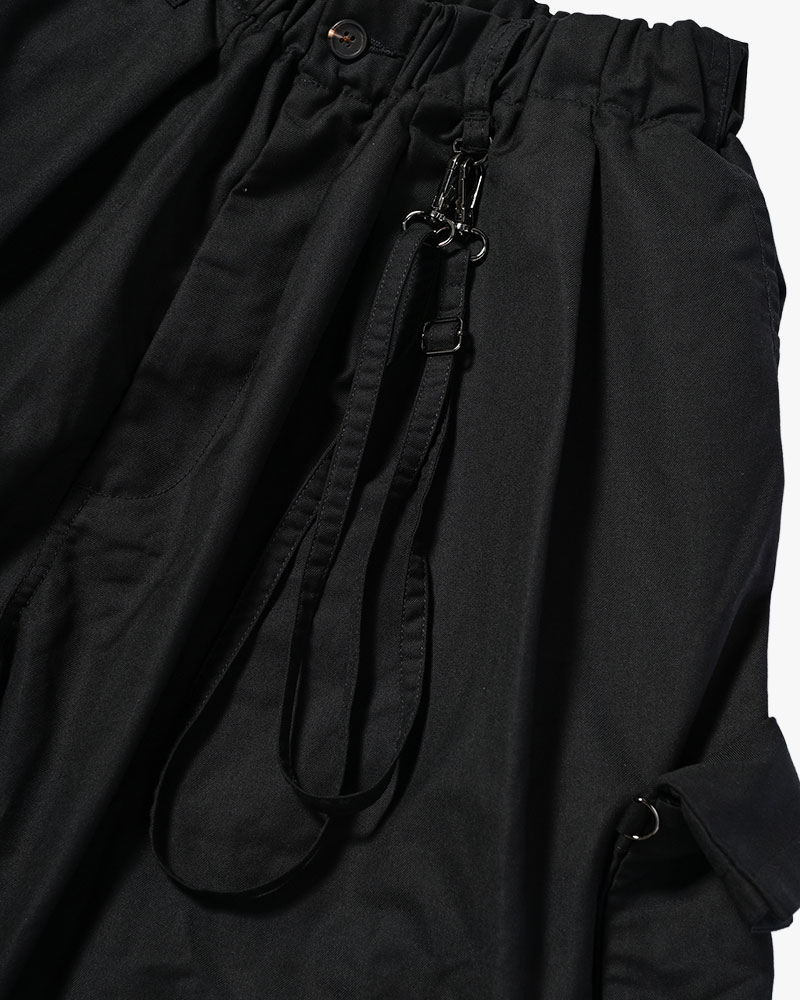 SACOCHE CARGO SHORTS -BLACK-