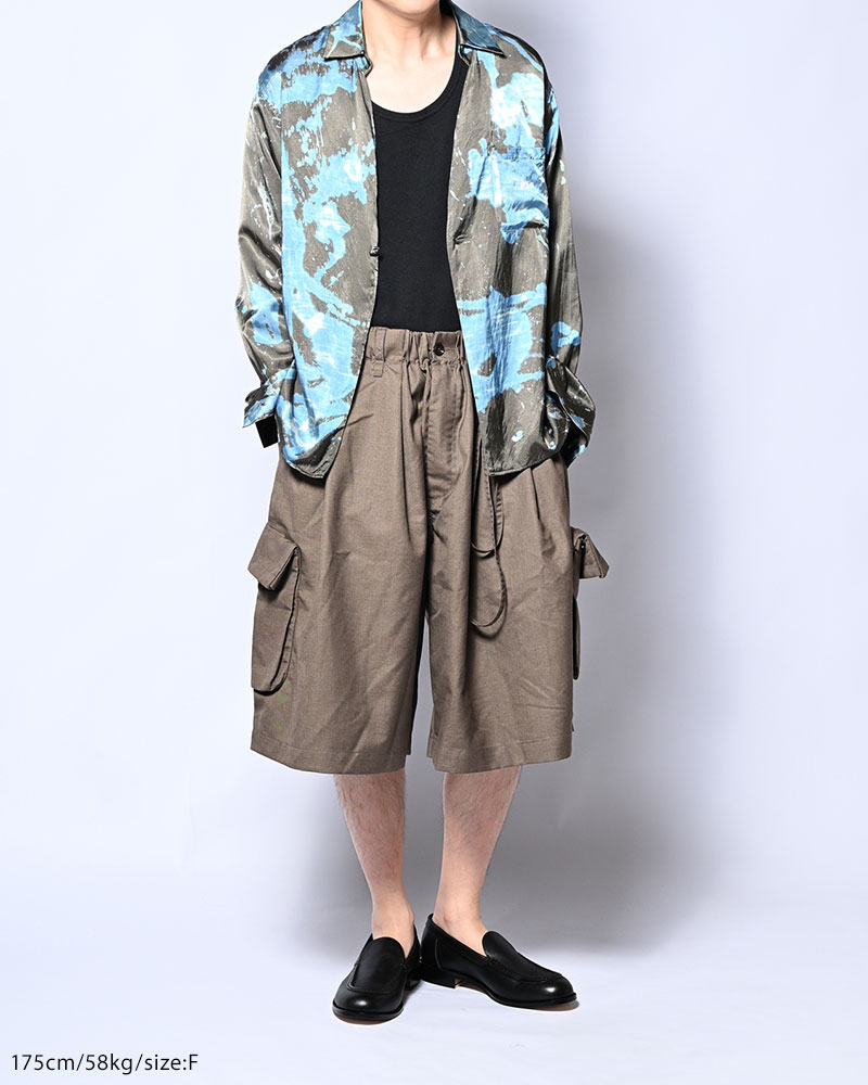 SACOCHE CARGO SHORTS -GREIGE-