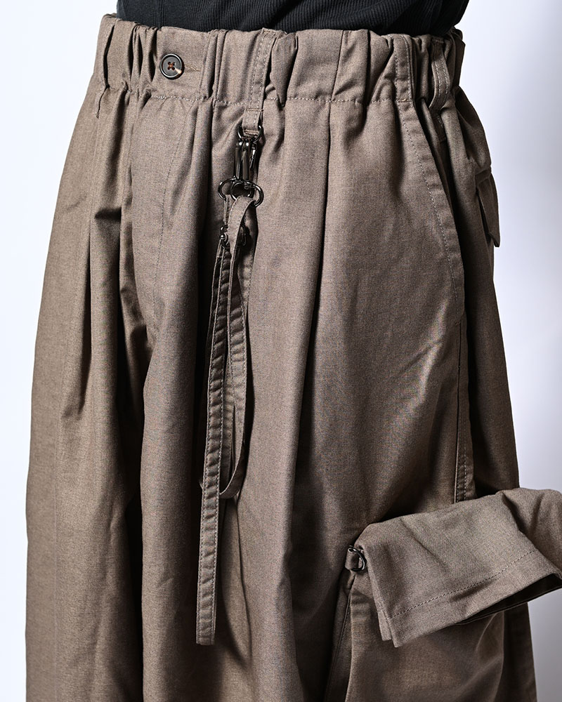 SACOCHE CARGO SHORTS -GREIGE-