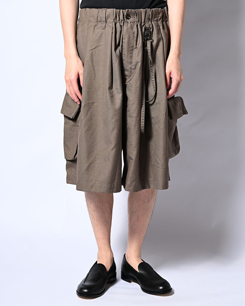 SACOCHE CARGO SHORTS -GREIGE-