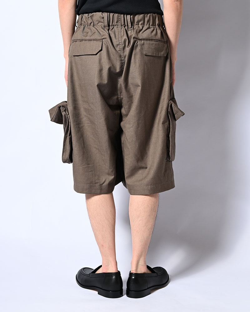 SACOCHE CARGO SHORTS -GREIGE-