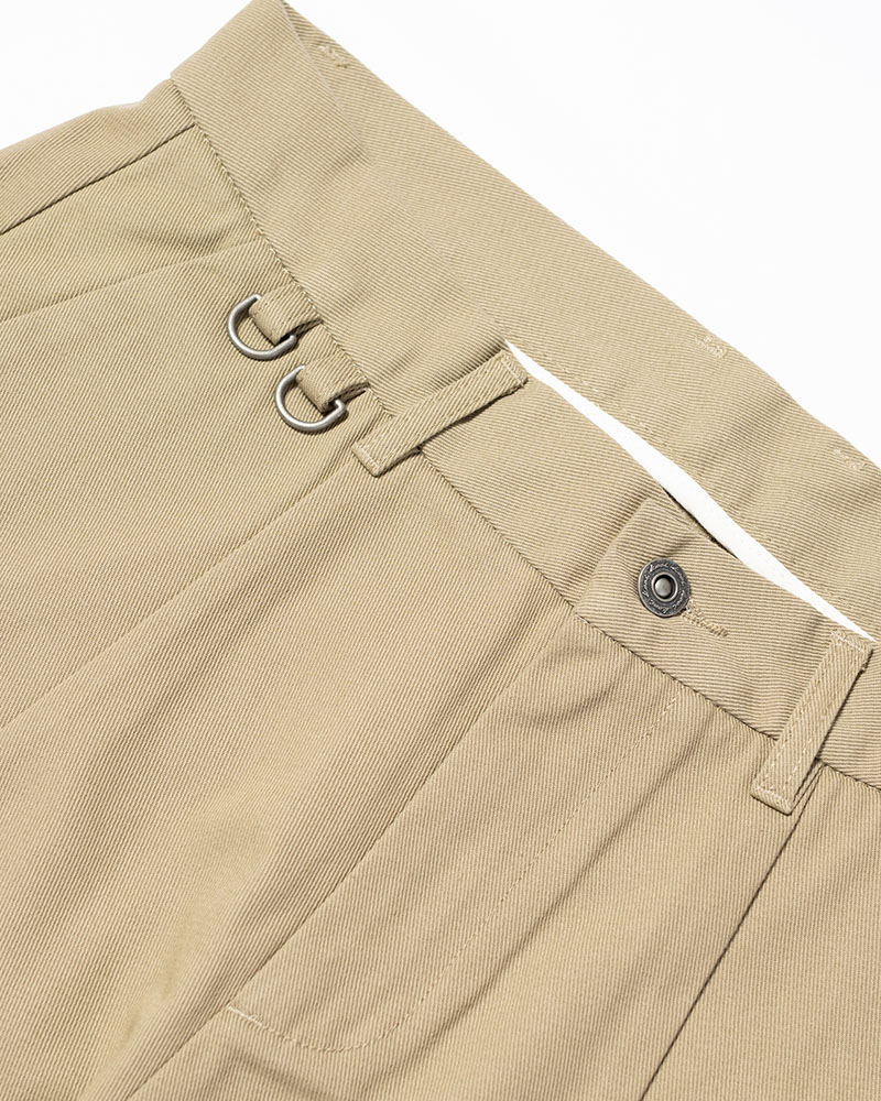 HOLDER CURVE PANTS -BEIGE-