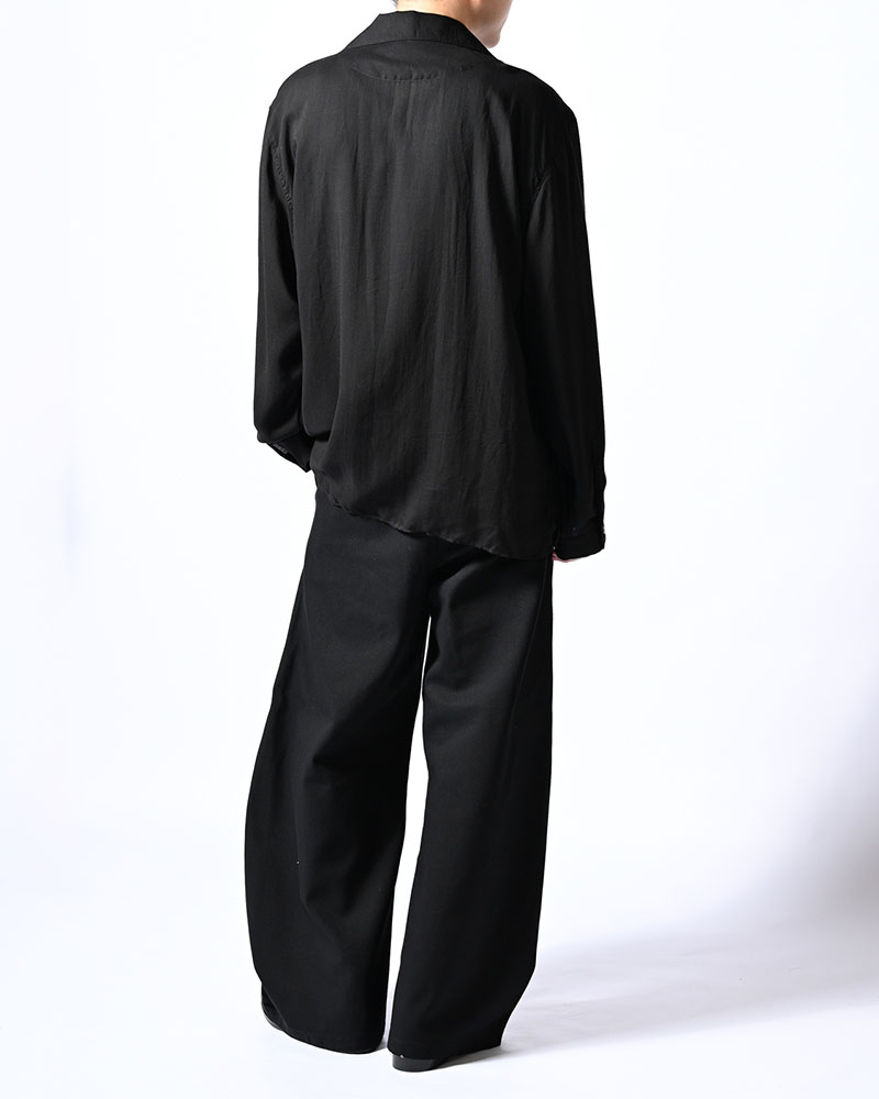 HOLDER CURVE PANTS -BLACK-