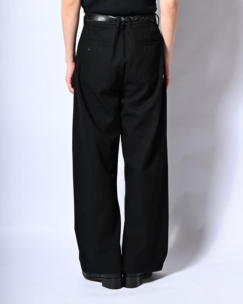 HOLDER CURVE PANTS -BLACK-