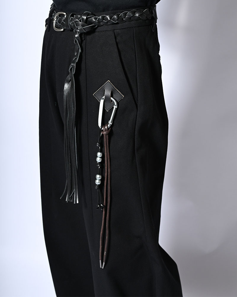HOLDER CURVE PANTS -BLACK-