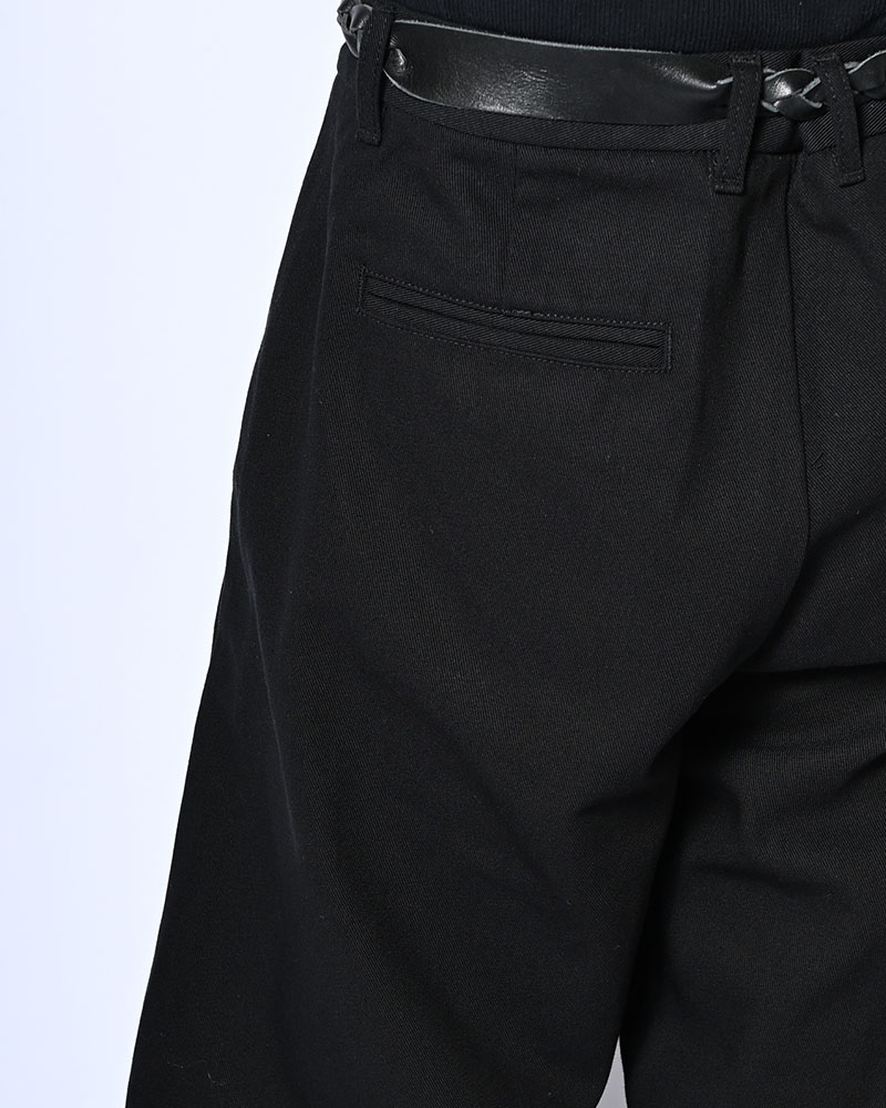 HOLDER CURVE PANTS -BLACK-