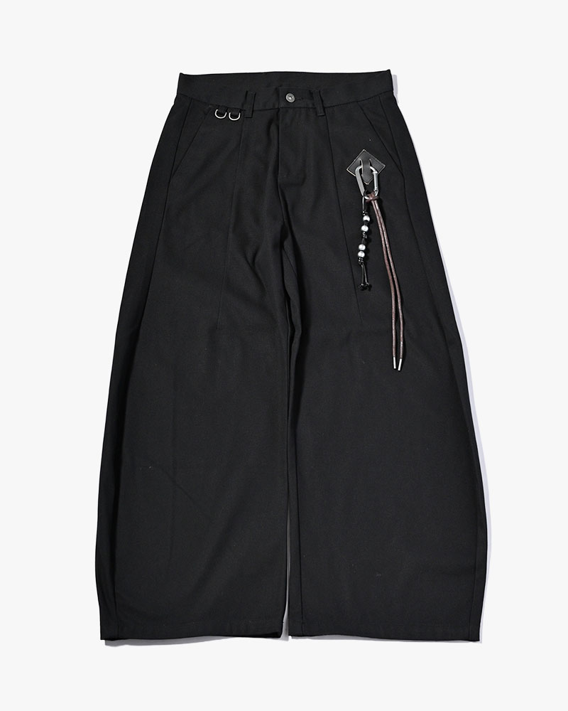 HOLDER CURVE PANTS -BLACK-