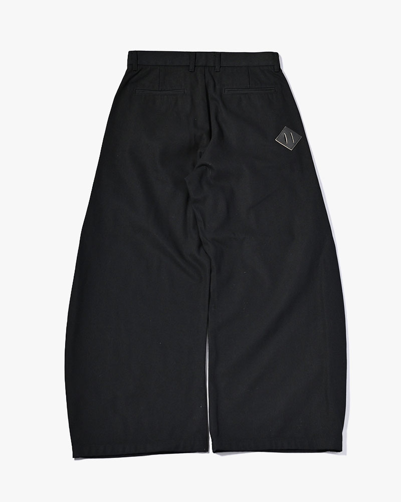 HOLDER CURVE PANTS -BLACK-