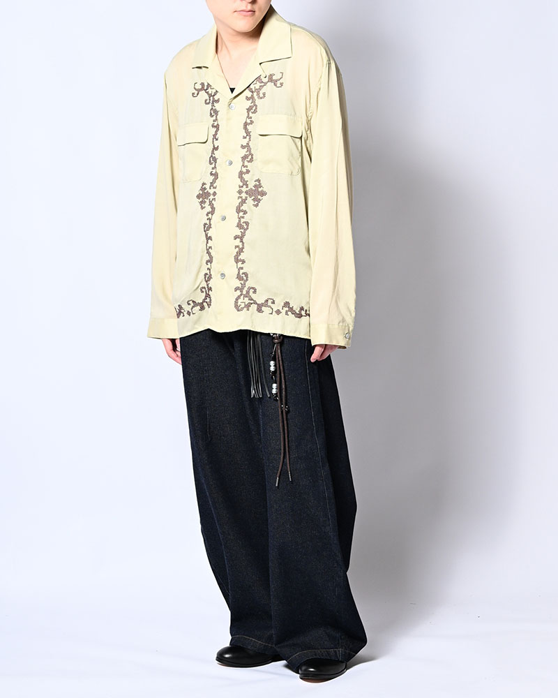 HOLDER CURVE PANTS -INDIGO-