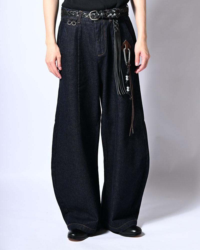 HOLDER CURVE PANTS -INDIGO-