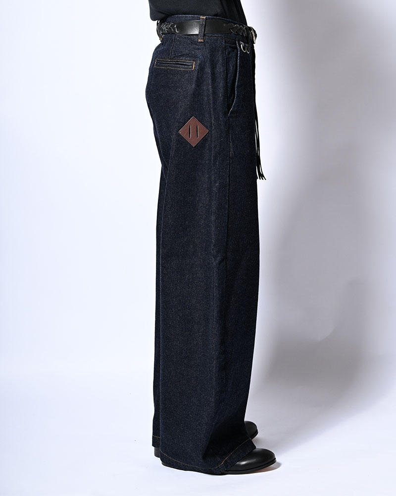 HOLDER CURVE PANTS -INDIGO-