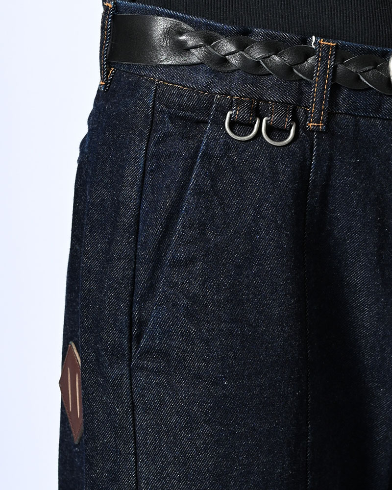 HOLDER CURVE PANTS -INDIGO-