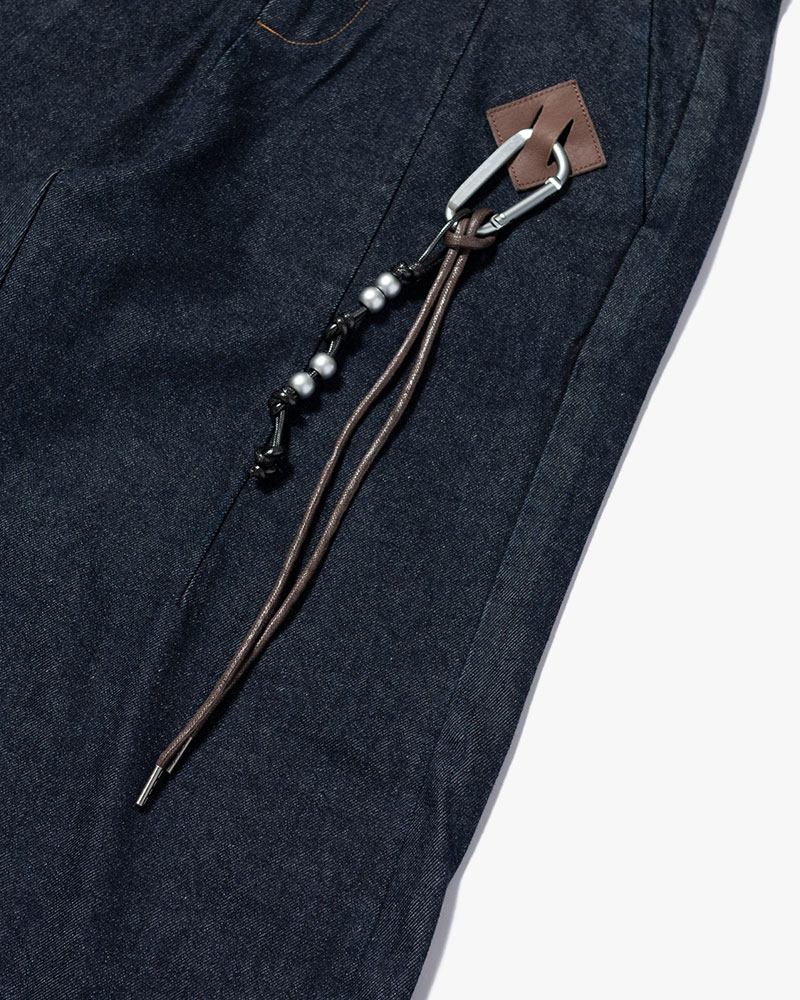 HOLDER CURVE PANTS -INDIGO-