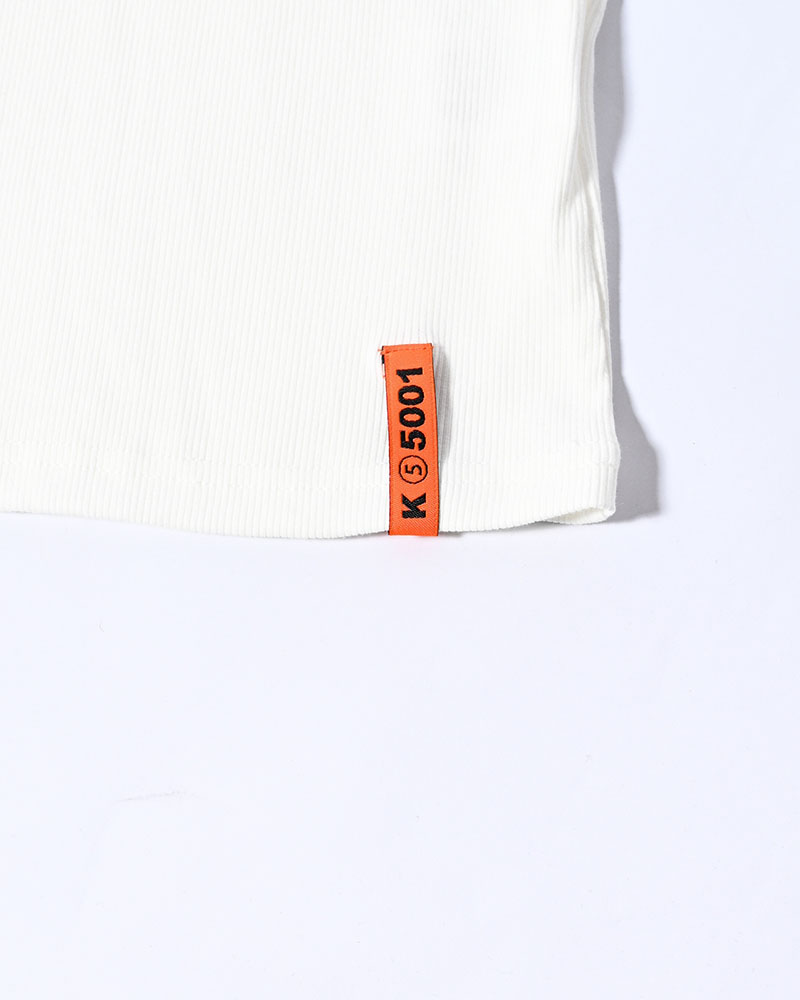 AS USUAL TANK TOP -WHITE-
