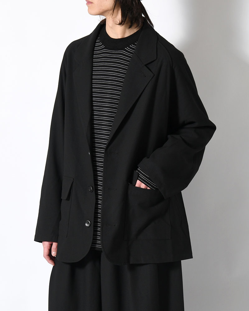 TAILORED JACKET -BLACK-