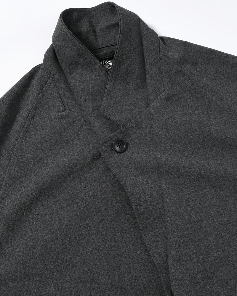 TAILORED JACKET -CHARCOAL-