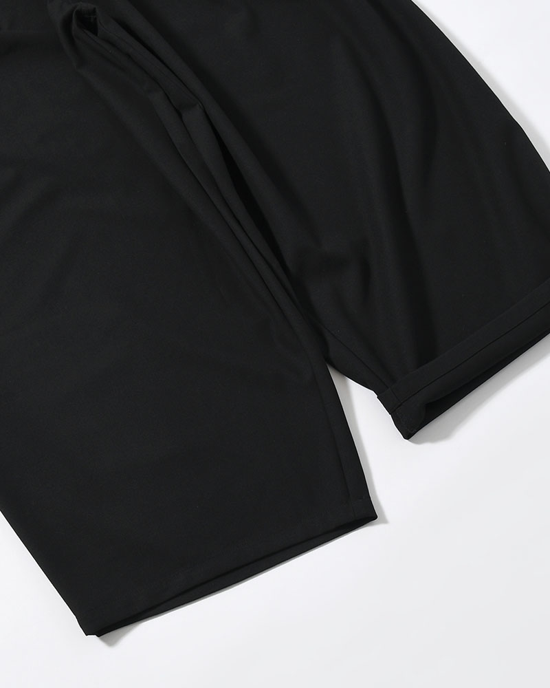 WIDE SLACKS -BLACK-