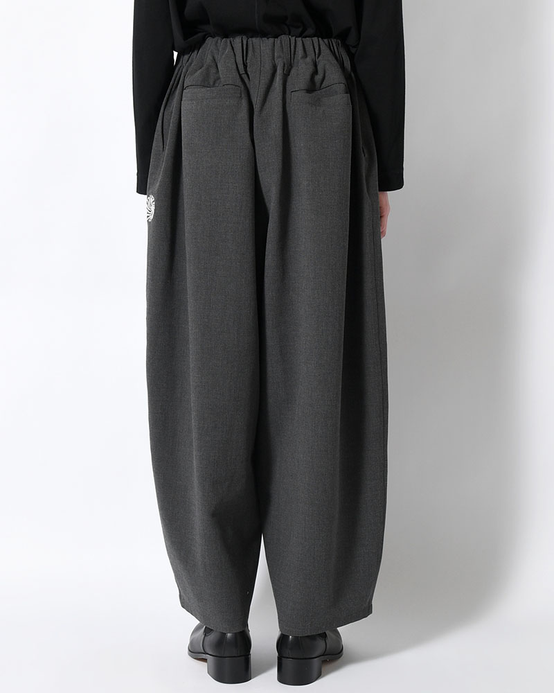 WIDE SLACKS -CHRCOAL-