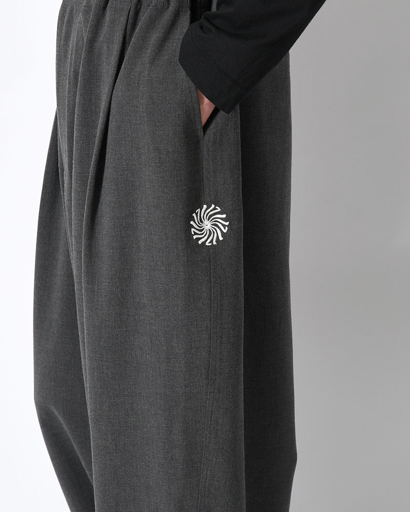 WIDE SLACKS -CHRCOAL-