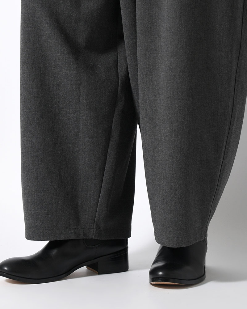 WIDE SLACKS -CHRCOAL-