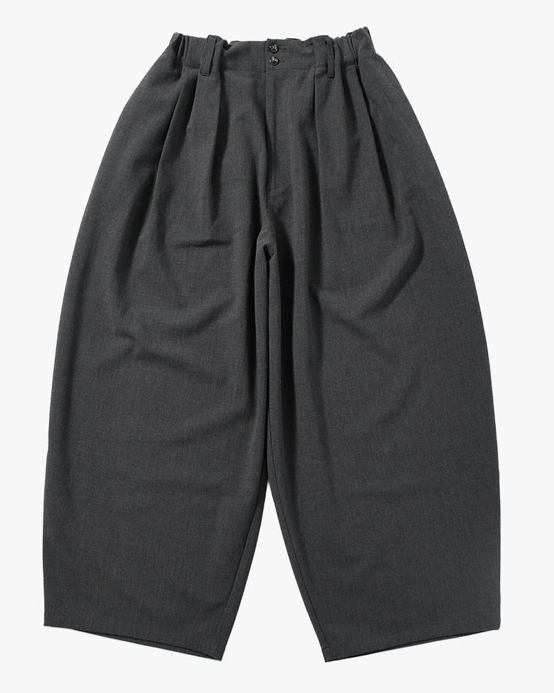 WIDE SLACKS -CHRCOAL-