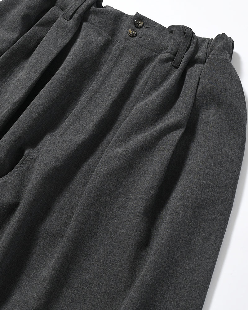 WIDE SLACKS -CHRCOAL-
