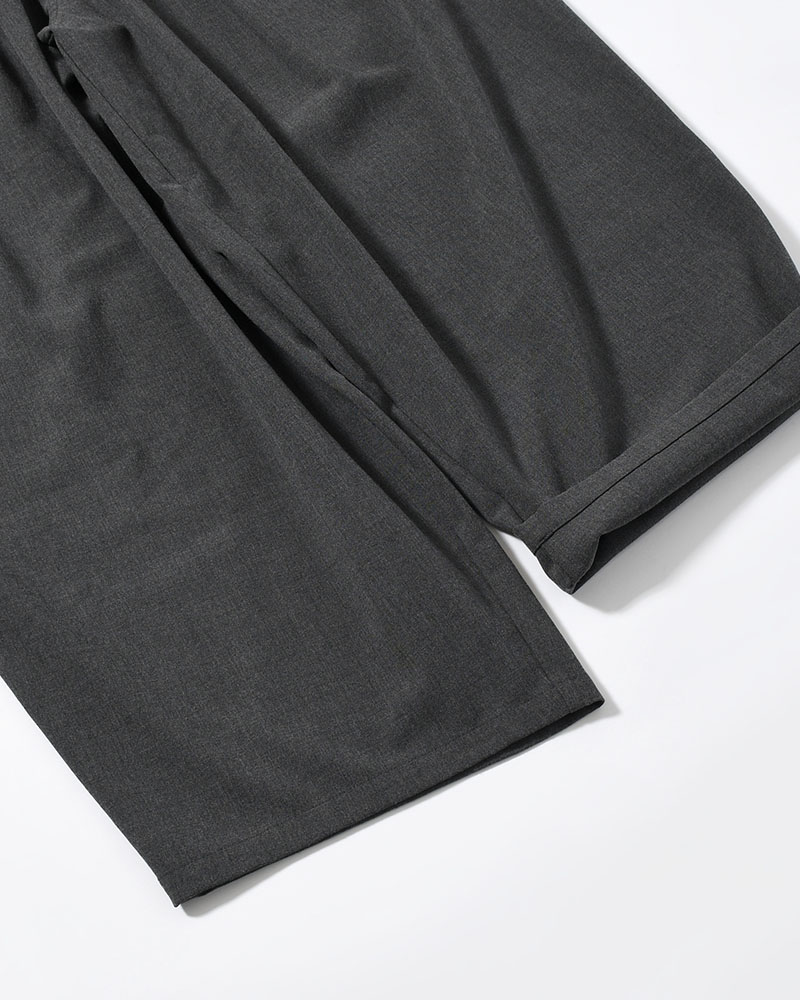 WIDE SLACKS -CHRCOAL-