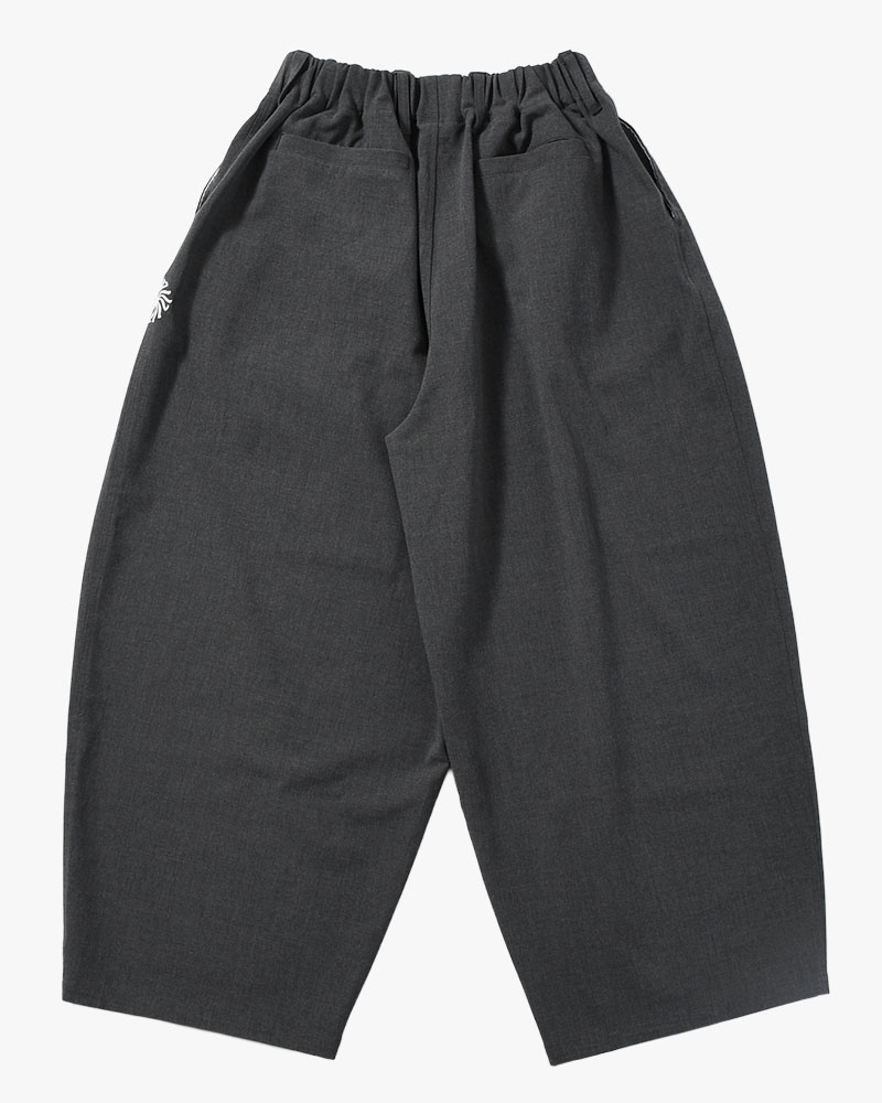 WIDE SLACKS -CHRCOAL-