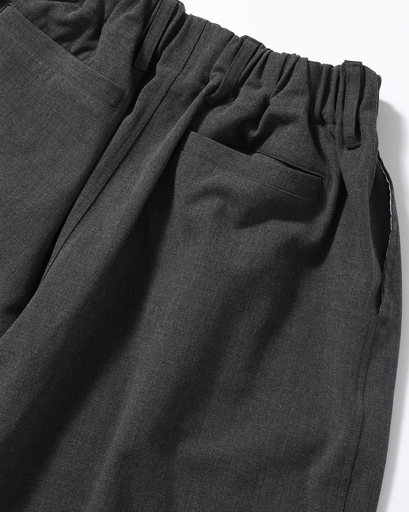 WIDE SLACKS -CHRCOAL-