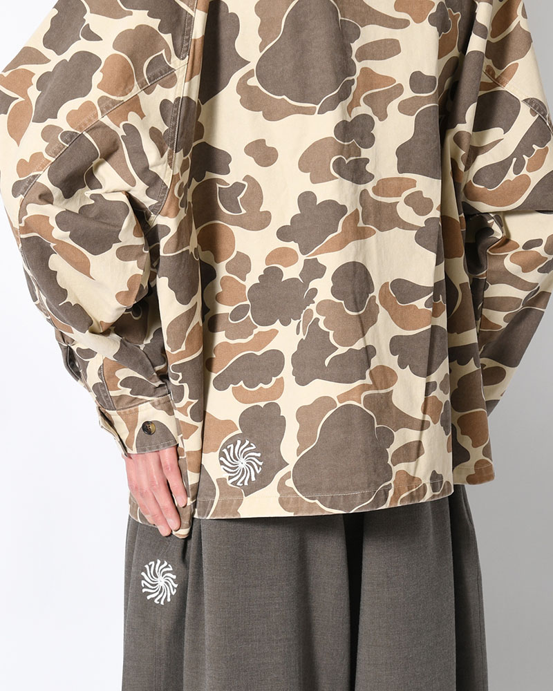 SHIRT JACKET -CAMO-
