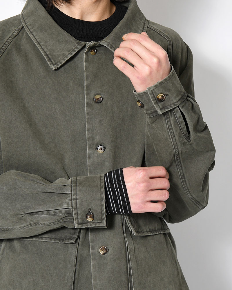 SHIRT JACKET -OLIVE-