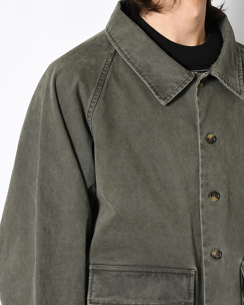 SHIRT JACKET -OLIVE-