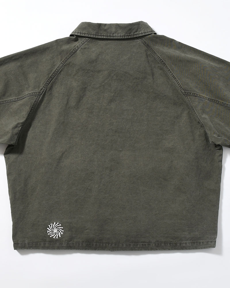 SHIRT JACKET -OLIVE-